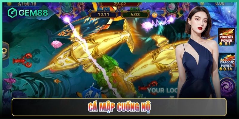 Cá Mập Cuồng Nộ Tại Gem88 Hạ Boss Hung Thần Biển Sâu