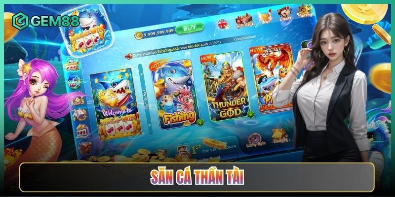 Săn Cá Thần Tài Tại Gem88 Bắn Cá Rước Lộc Đầy Tay