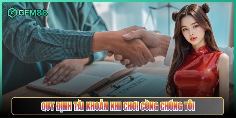 Quy Định Tài Khoản Khi Chơi Cùng Chúng Tôi