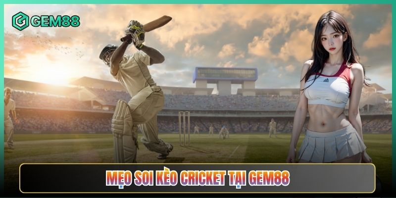 Mẹo Soi Kèo Cricket Tại Gem88